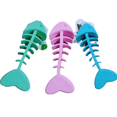 Juguete Para Mascotas Perros Gatos Esqueleto Pescado